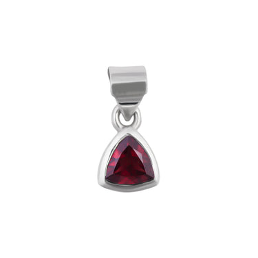 garnet january Birthstone Necklace Peridot Sterling Silver